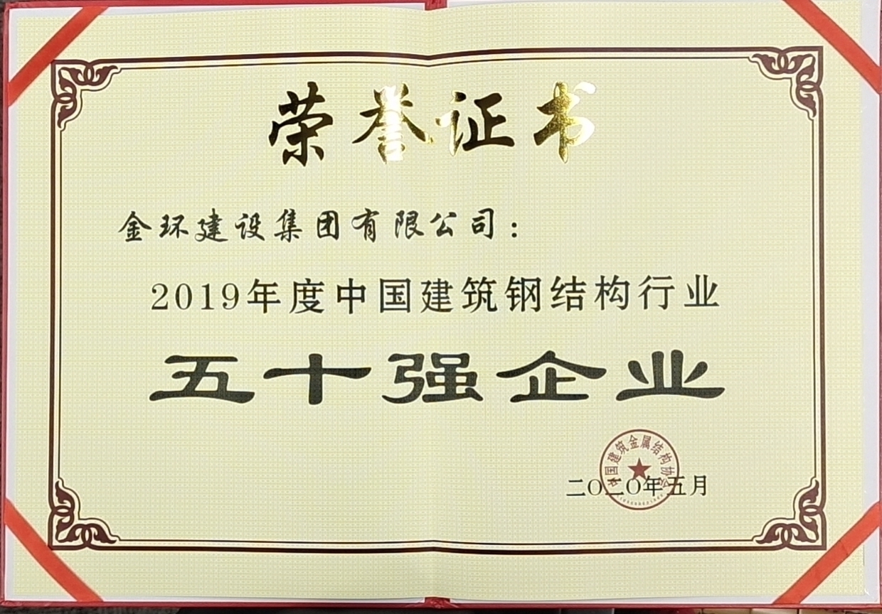 2019年度五十強(qiáng)企業(yè)